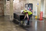 A steel Armorgard heavy-duty site storage unit with a steel construction, secure locking, and a load-rated base.
