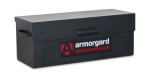 A steel Armorgard heavy-duty site storage unit with a steel construction, secure locking, and a load-rated base.