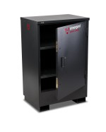 A steel Armorgard heavy-duty site storage unit with a steel construction, secure locking, and a load-rated base.
