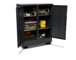 A steel Armorgard heavy-duty site storage unit with a steel construction, secure locking, and a load-rated base.