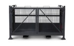 A steel Armorgard heavy-duty site storage unit with a steel construction, secure locking, and a load-rated base.