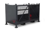 A steel Armorgard heavy-duty site storage unit with a steel construction, secure locking, and a load-rated base.