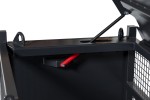 A steel Armorgard heavy-duty site storage unit with a steel construction, secure locking, and a load-rated base.