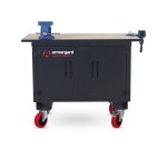 A steel Armorgard heavy-duty site storage unit with a steel construction, secure locking, and a load-rated base.