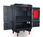 A steel Armorgard heavy-duty site storage unit with a steel construction, secure locking, and a load-rated base.