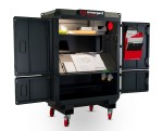 A steel Armorgard heavy-duty site storage unit with a steel construction, secure locking, and a load-rated base.