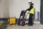 A steel Armorgard heavy-duty site storage unit with a steel construction, secure locking, and a load-rated base.