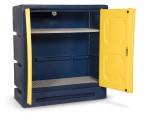 A steel Armorgard heavy-duty site storage unit with a steel construction, secure locking, and a load-rated base.
