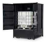 A steel Armorgard heavy-duty site storage unit with a steel construction, secure locking, and a load-rated base.
