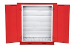A steel Armorgard heavy-duty site storage unit with a steel construction, secure locking, and a load-rated base.