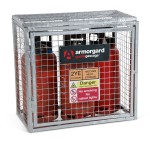 A steel Gorilla heavy-duty site storage unit with a steel construction, secure locking, and a load-rated base.