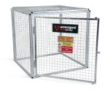 A steel Gorilla heavy-duty site storage unit with a steel construction, secure locking, and a load-rated base.