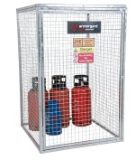 A steel Gorilla heavy-duty site storage unit with a steel construction, secure locking, and a load-rated base.