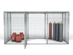 A steel Gorilla heavy-duty site storage unit with a steel construction, secure locking, and a load-rated base.