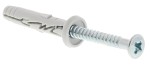 A nylon wire nail with a flat head and a smooth shank, for general-purpose timber fastening.