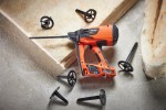 A steel wire nail with a flat head and a smooth shank, for general-purpose timber fastening.