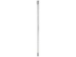 A long, slender fluorescent tube light with metallic end caps on both sides, displayed vertically against a plain white background.