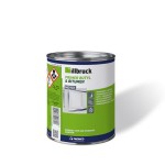 A metal can of Illbruck Primer Butyl & Bitumen ME901 with a green and white label, safety symbols, and application instructions, used for priming surfaces before applying butyl and bitumen products.