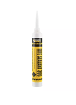 A 380ml cartridge of Everbuild white flexible acrylic sealant for sealing gaps around door and window frames and skirtings.,
