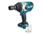 A teal and black Makita cordless impact driver with a 18V motor, a hex-chuck, and variable speed, for high-torque screw driving and fastening.