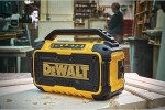 A yellow and black DEWALT 54V lithium-ion slide-pack battery, compatible with the DEWALT cordless tool range.