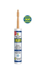 A 290ml cartridge of white grab adhesive with a high-initial-bond formula, for instantly fixing panels, skirtings, and architraves.