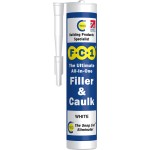 A 310ml tub of ready-mixed filler with a smooth white consistency, for repairing cracks and holes in plaster, timber, and masonry.