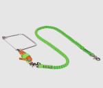 A fall-arrest safety harness or lanyard with energy-absorbing components, for working at height in compliance with safety regulations.