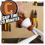 A 118ml bottle of Gorilla PVA wood adhesive with a flip-top nozzle, for bonding timber joints and priming porous surfaces.