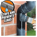 A 473ml tin of Gorilla protective metal paint in black for long-lasting rust protection on ferrous metal surfaces.,