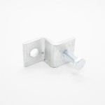 A clamp with an adjustable jaw and a screw-tightening mechanism, for holding workpieces in position during cutting, drilling, or bonding.