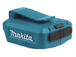 A teal and black Makita cordless power tool, 18V, with an ergonomic grip, designed for use on construction and maintenance tasks.