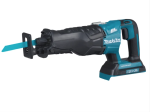 A teal and black Makita cordless reciprocating saw with 36V variable speed and a quick-release blade clamp, for demolition and rough cutting.