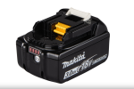 A teal and black Makita 18V 3.0AH lithium-ion slide-pack battery, compatible with the Makita cordless tool range.
