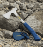 A Estwing hand tool with a metal working end and an ergonomic handle, designed for general construction and maintenance tasks.