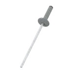 A close up image of a painted CHROMAFIX Blind Rivet in the colour RAL 7045 Telegrey,