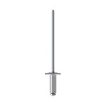 A product photo of an unpainted CHROMAFIX Dome Head Rivet,