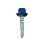 A product photo of CHROMAFIX Self Drilling Hex Head Screws painted in RAL 5010,