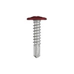 CHROMAFIX Self Drilling Metal Framing Tek Screws 5.5 x 25 Pancake Head painted in RAL 3005,