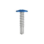 CHROMAFIX Self Drilling Metal Framing Tek Screws 5.5 x 25 Pancake Head painted in RAL 5010,