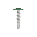 CHROMAFIX Self Drilling Metal Framing Tek Screws 5.5 x 25 Pancake Head painted in RAL 6005,