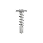 A product photo of CHROMAFIX Self Drilling Tek Screws Pancake Head unpainted,