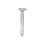 A studio photo of the CHROMAFIX Self Drilling Tek Screw painted in RAL 7035 Light Grey