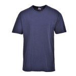 A navy blue work shirt featuring a warm thermal lining, suitable for a wide range of outdoor and site work applications.