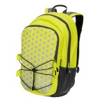A high-visibility yellow workwear garment featuring retroreflective tape panels, suitable for a wide range of outdoor and site work applications.