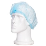 A blue workwear garment designed for use on construction sites and in industrial work environments.,