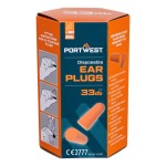 A  can of Portwest expanding polyurethane foam sealant with a trigger or straw nozzle, for filling gaps and insulating cavities.