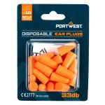 A  can of Portwest expanding polyurethane foam sealant with a trigger or straw nozzle, for filling gaps and insulating cavities.