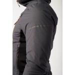 A grey padded jacket featuring a warm thermal lining, suitable for a wide range of outdoor and site work applications.