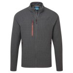 A grey workwear garment designed for use on construction sites and in industrial work environments.,